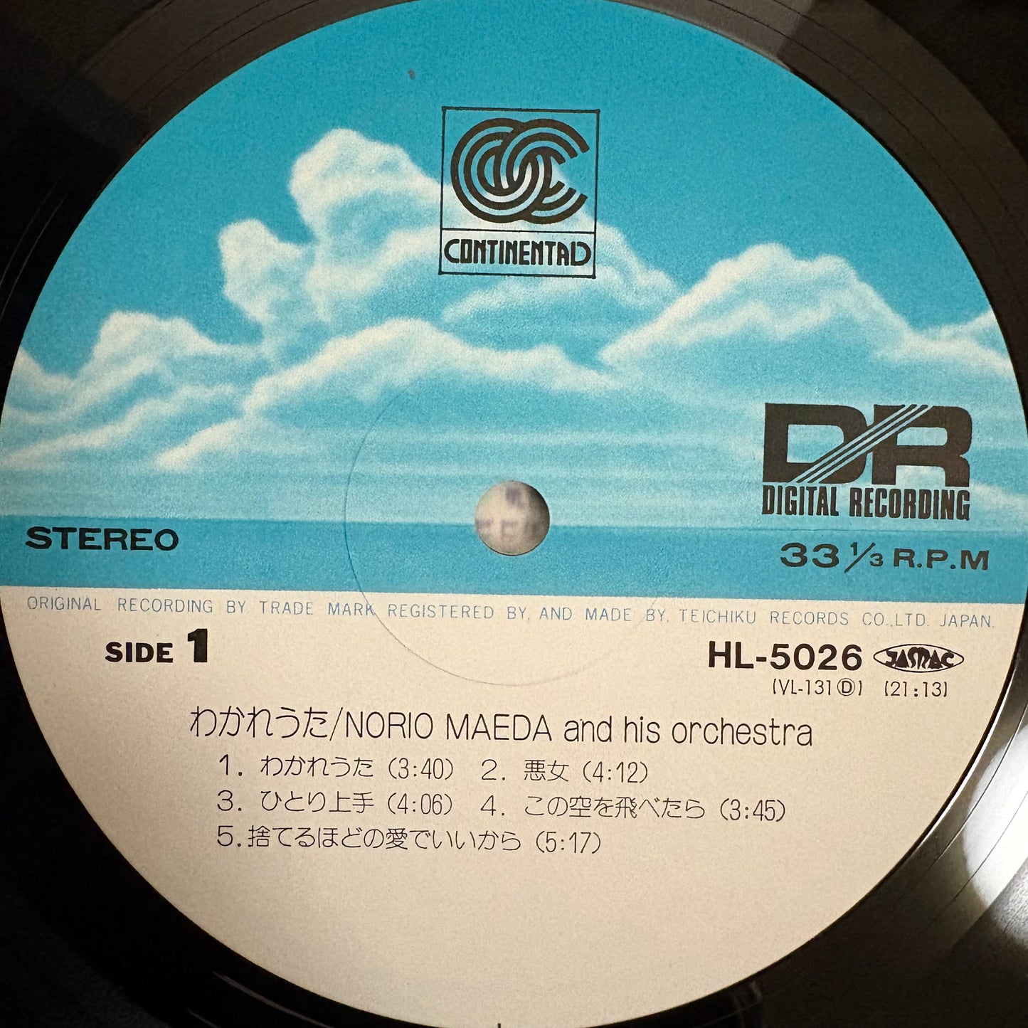 Norio Maeda & His Orchestra/ Wakare Uta  (original 1983)