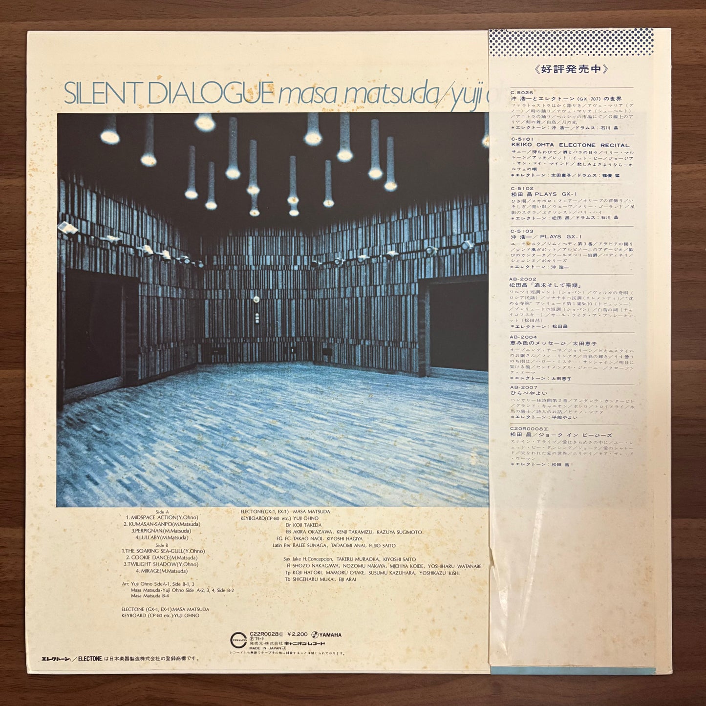 Masa Matsuda & Yuji Ohno/ Silent Dialogue  (original 1979)