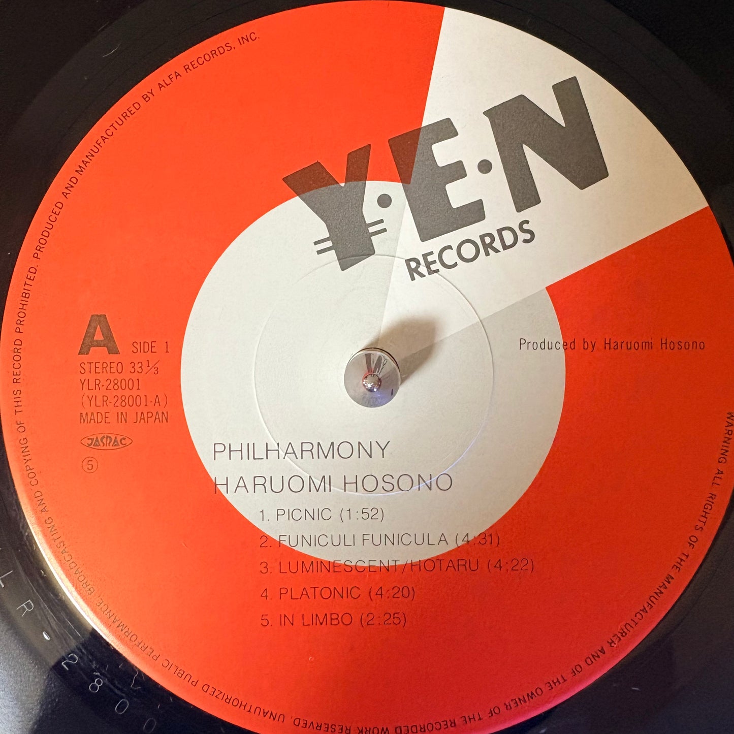 Haruomi Hosono /Philharmony（Original1982）