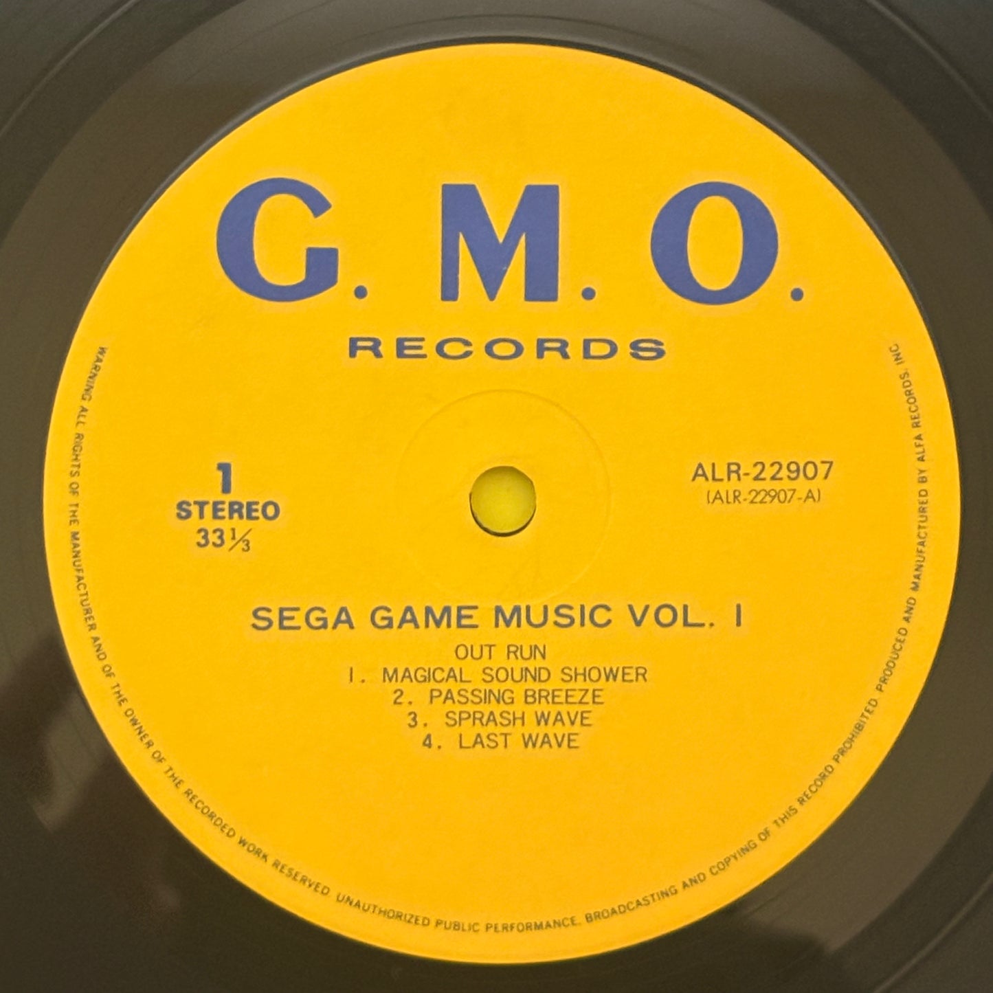 Various /Sega Game Music Vol. 1（Original 1986）
