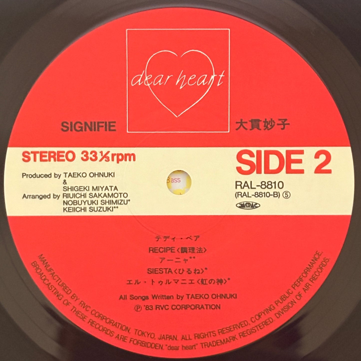 Taeko Ohnuki /Signifie（Original1983）