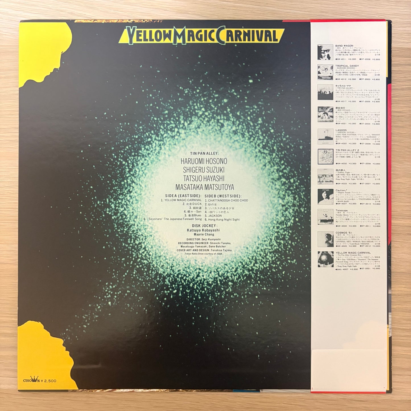 Tin Pan Alley /Yellow Magic Carnival - Tin Pan Alley Greatest Hits（Original1980）