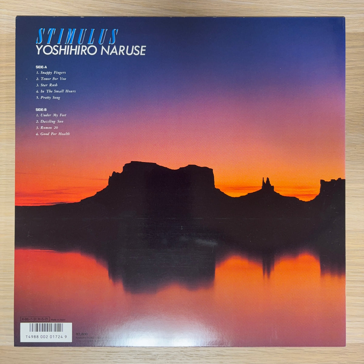 Yoshihiro Naruse / Stimulus (Original 1986）