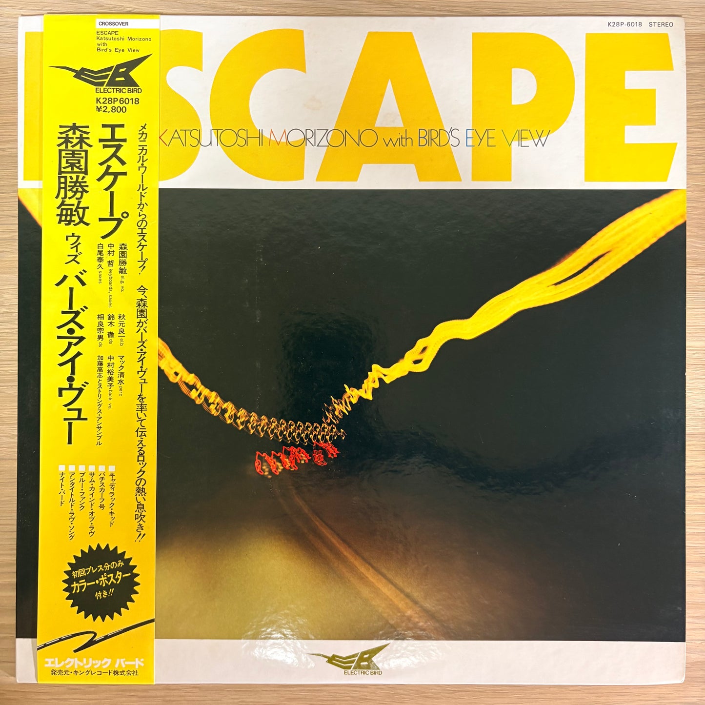 Katsutoshi Morizono with Bird’s Eye View / Escape（Original 1980）
