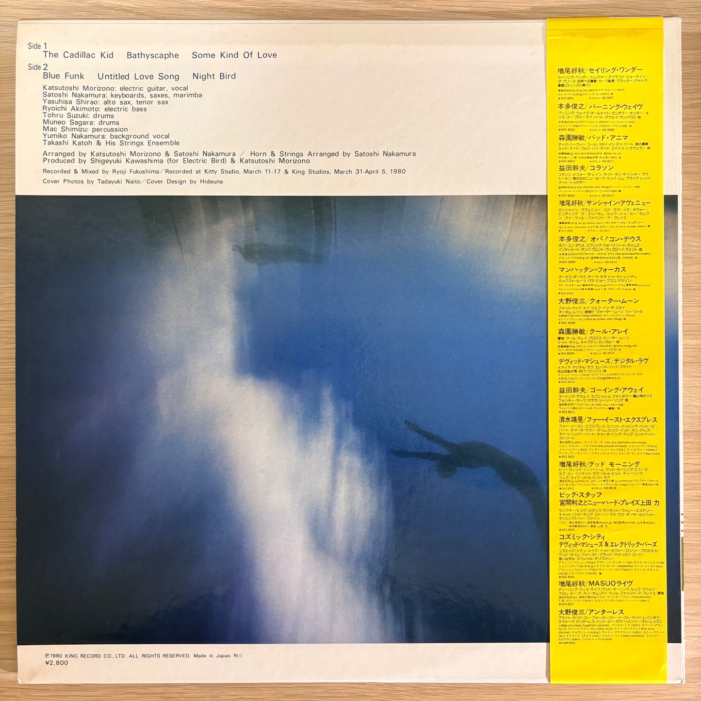 Katsutoshi Morizono with Bird’s Eye View / Escape（Original 1980）