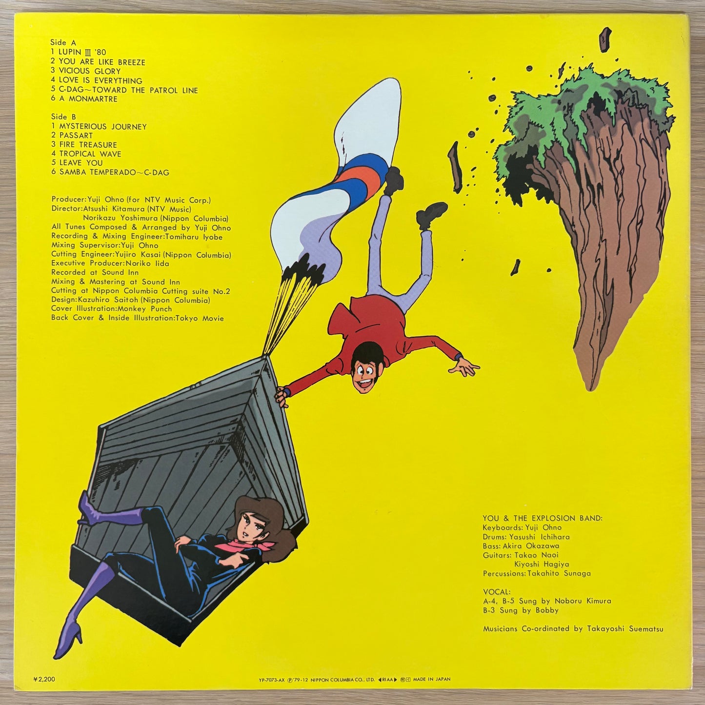 You & The Explosion Band / Lupin the 3rd Original Soundtrack 3（Original 1979）