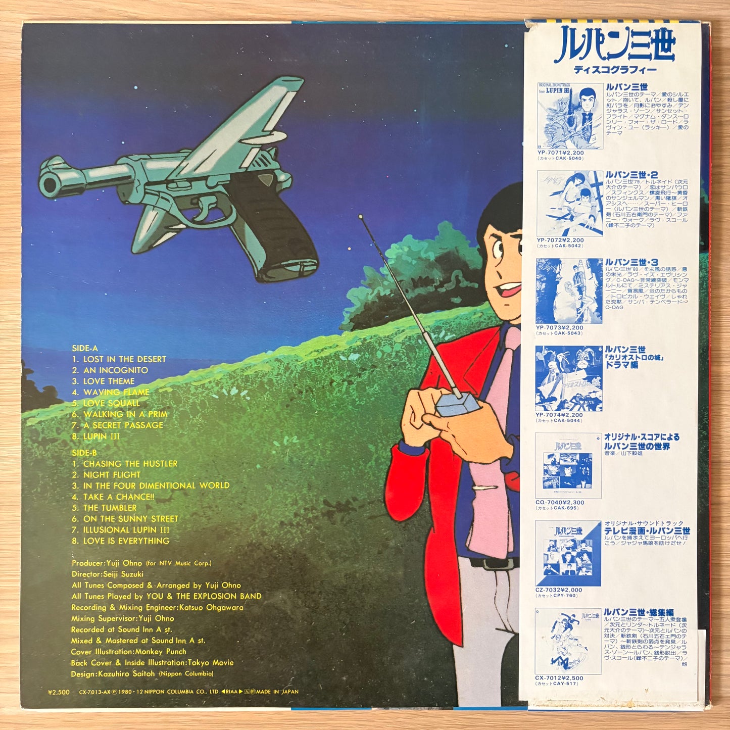 Yuji Ohno / Lupin the Third TV Original Soundtrack BGM Collection（Original 1980 ）