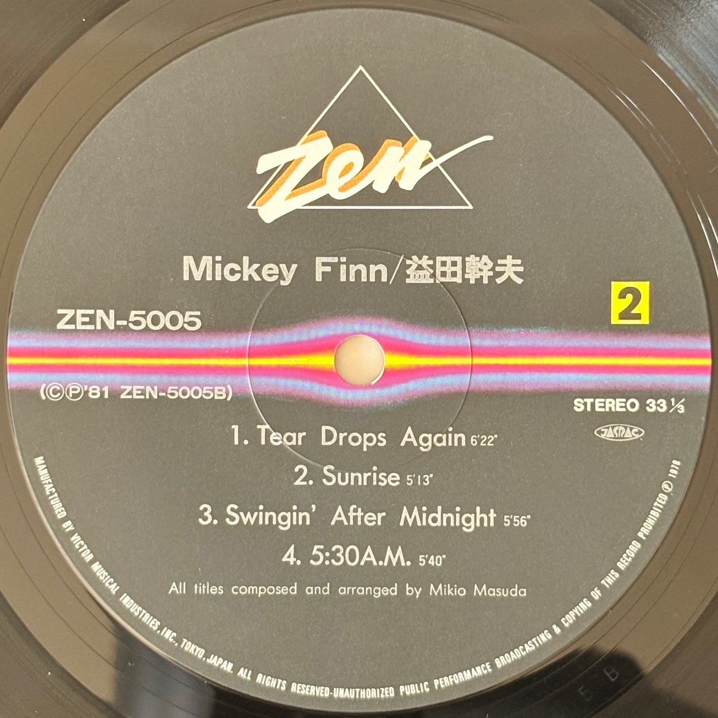 Mikio “Mickey” Masuda / Mickey Finn（Original 1981）